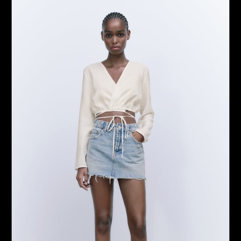 V-Neck Wrap Shirt